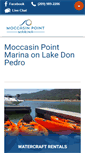 Mobile Screenshot of moccasinpointmarina.com